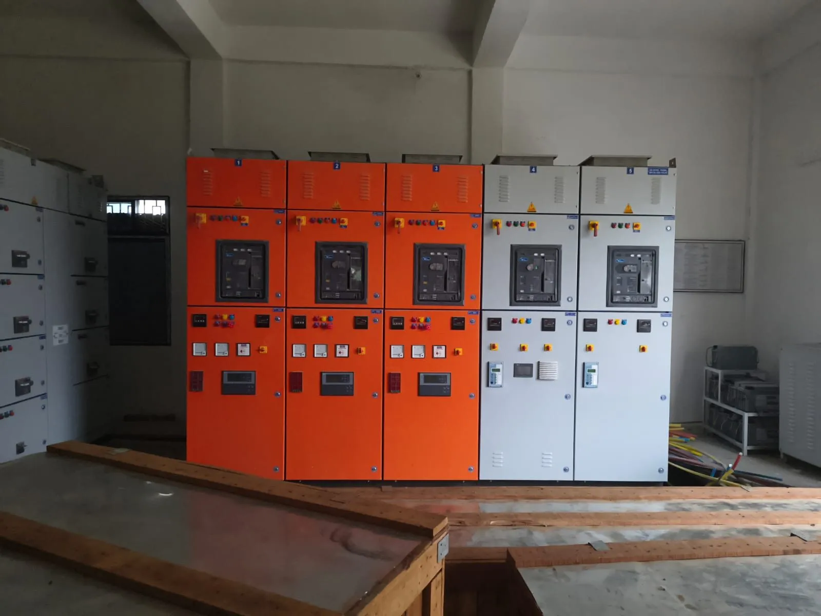 Spotless switchgear gallery maintained to industrial standards